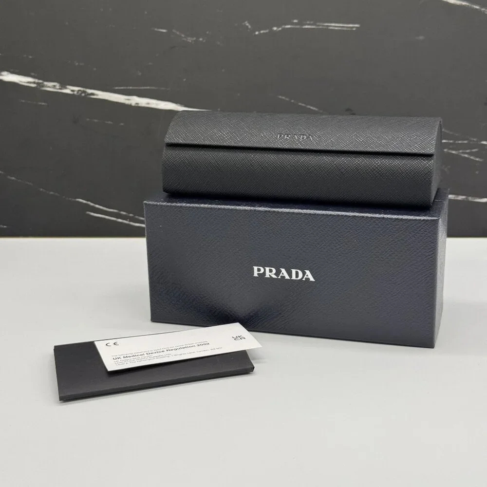 NEW PRADA PRA53V 5AK1O1 EYEGLASSES PR A53V 5AK1O1 GOLD UNISEX EYEWEAR VPR A53 5A